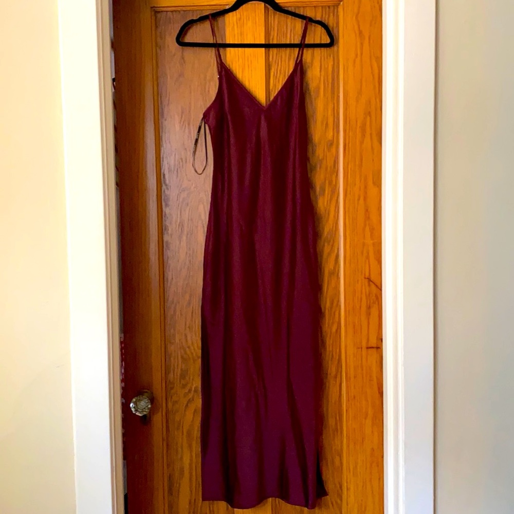 Satin slip dress
